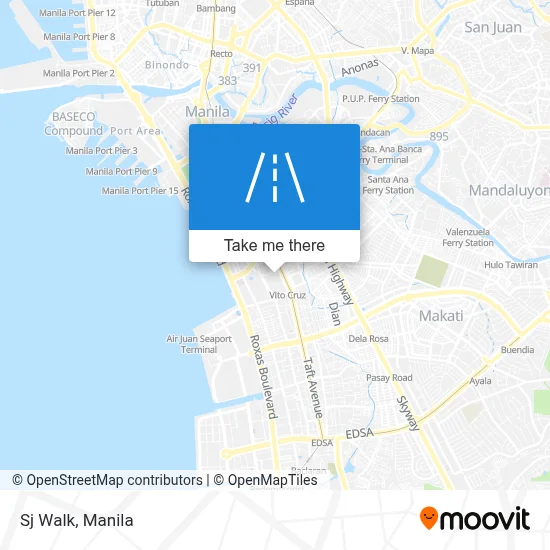 Sj Walk map