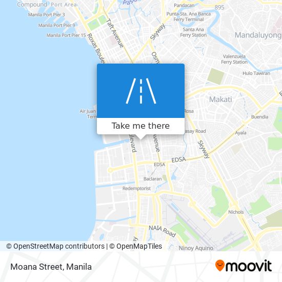 Moana Street map