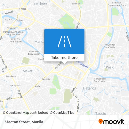 Mactan Street map