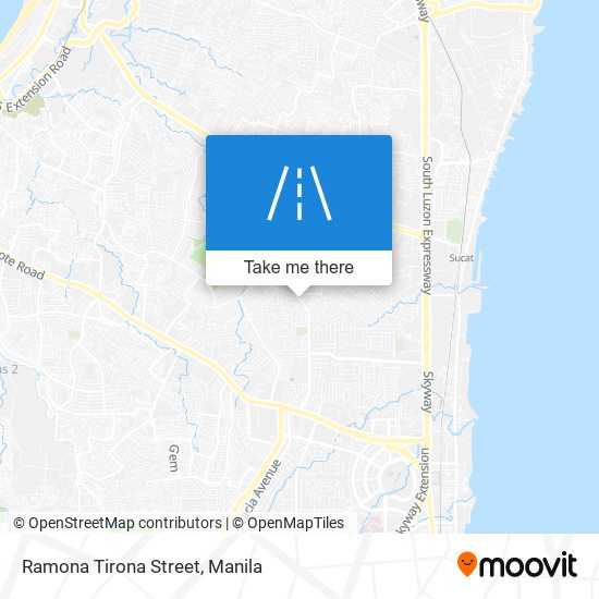 Ramona Tirona Street map