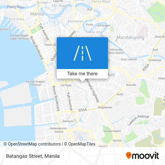 Batangas Street map