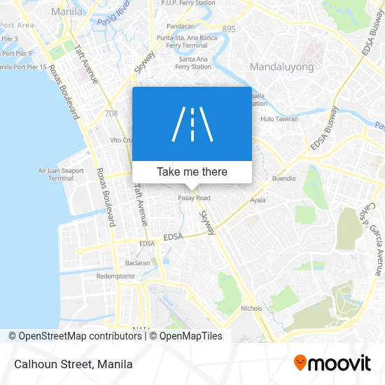 Calhoun Street map