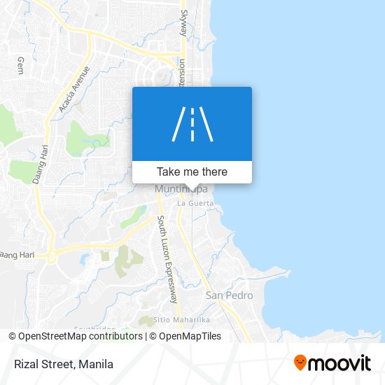 Rizal Street map