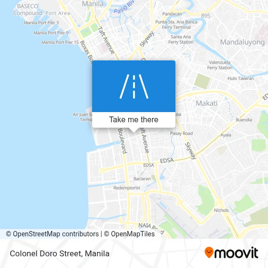 Colonel Doro Street map
