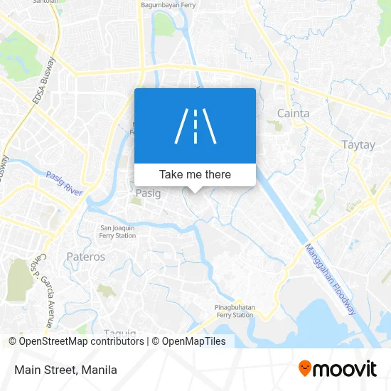 Main Street map