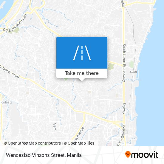 Wenceslao Vinzons Street map