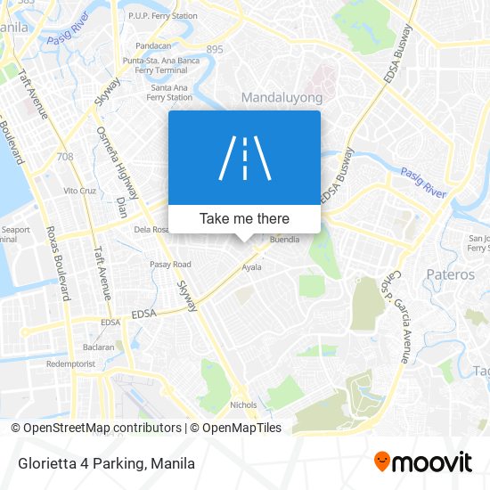 Glorietta 4 Parking map