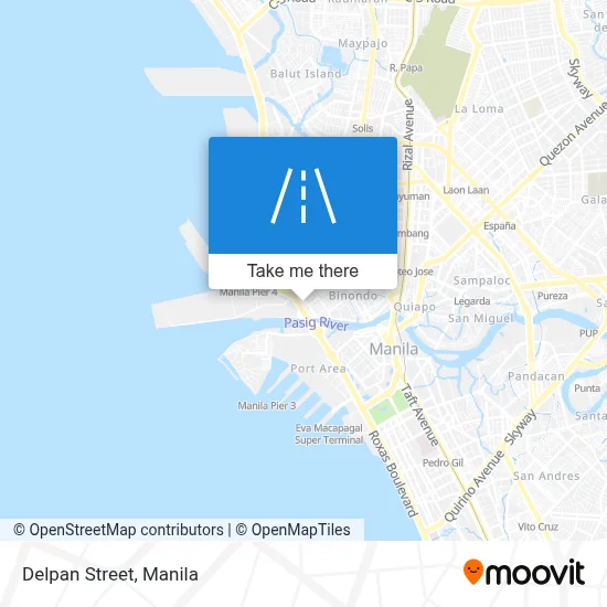Delpan Street map