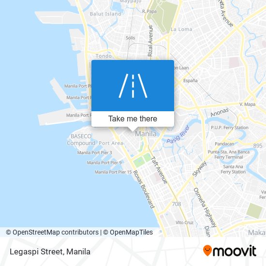 Legaspi Street map