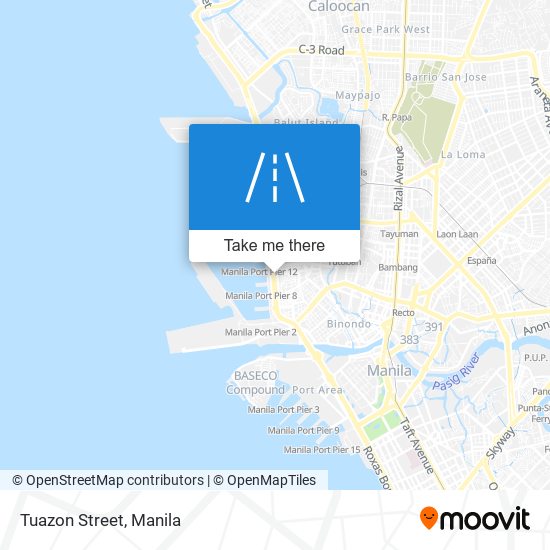 Tuazon Street map