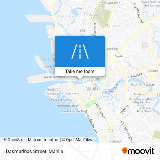 Dasmariñas Street map