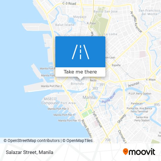 Salazar Street map