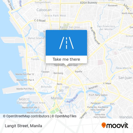 Langit Street map