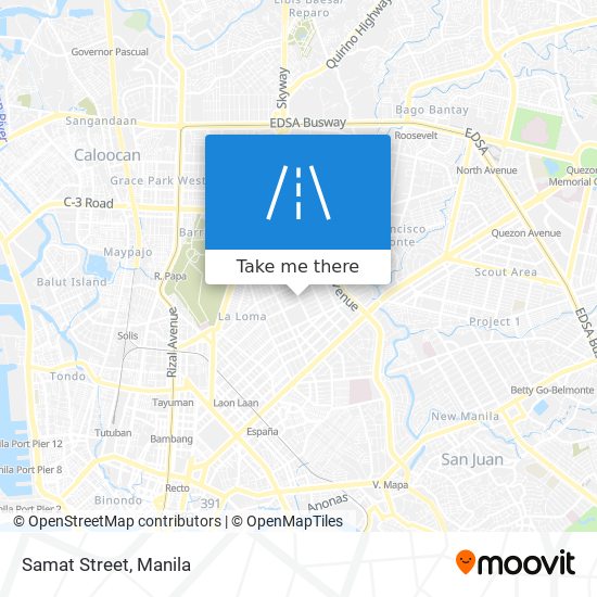 Samat Street map