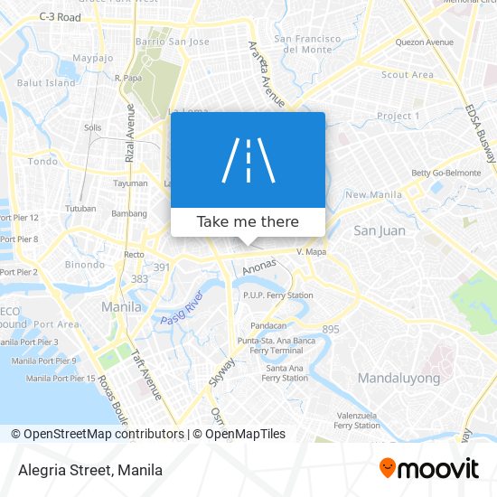 Alegria Street map