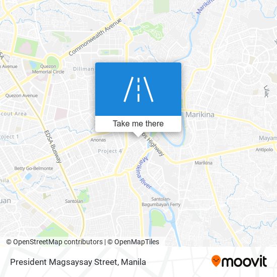 President Magsaysay Street map