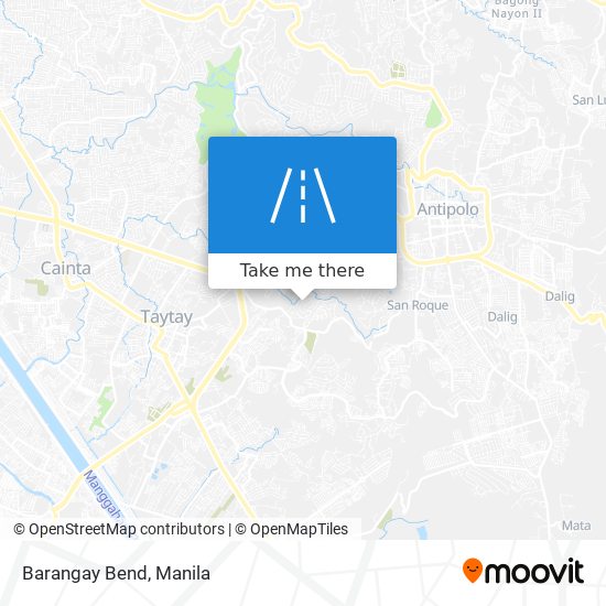 Barangay Bend map