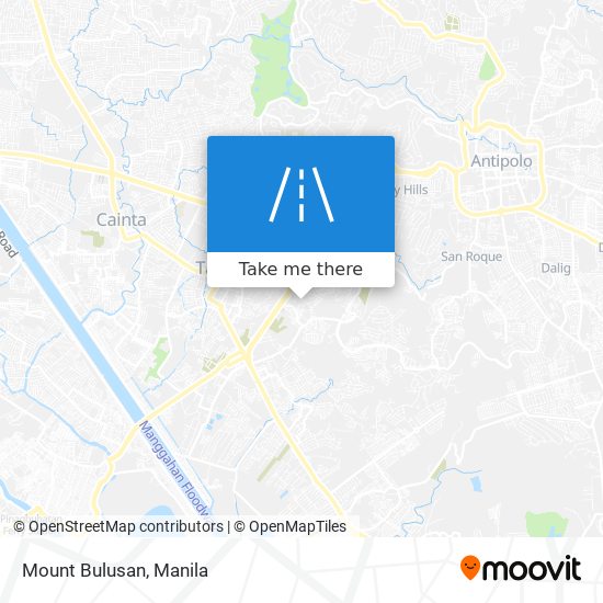 Mount Bulusan map