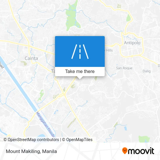 Mount Makiling map