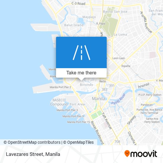 Lavezares Street map