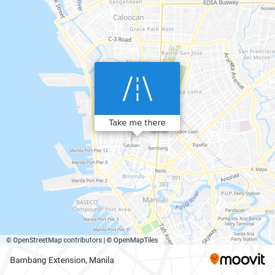Bambang Extension map