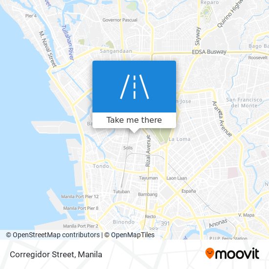 Corregidor Street map