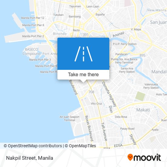 Nakpil Street map