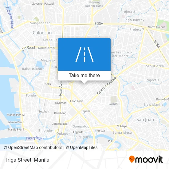 Iriga Street map