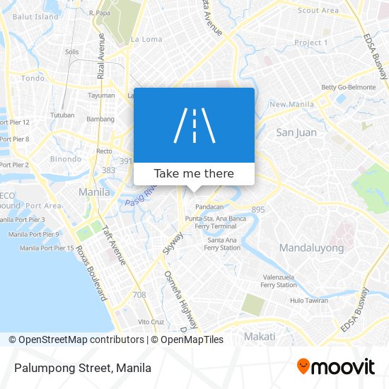 Palumpong Street map