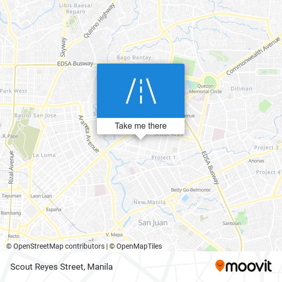 Scout Reyes Street map