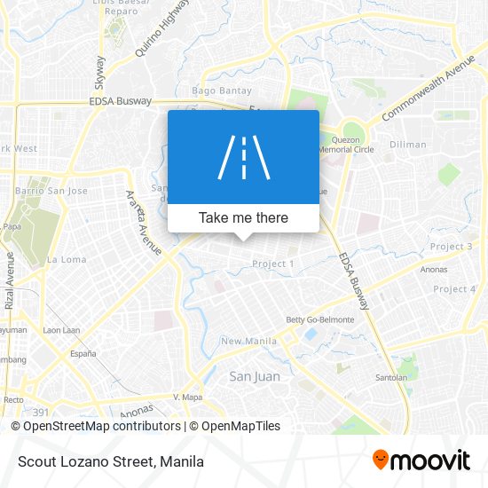 Scout Lozano Street map