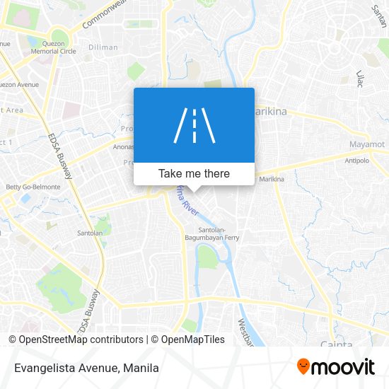 Evangelista Avenue map