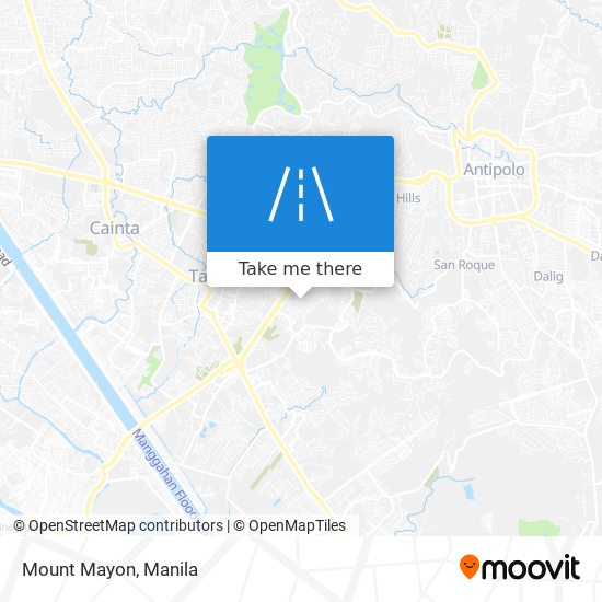 Mount Mayon map