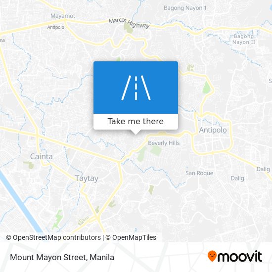 Mount Mayon Street map