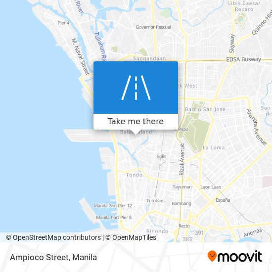 Ampioco Street map