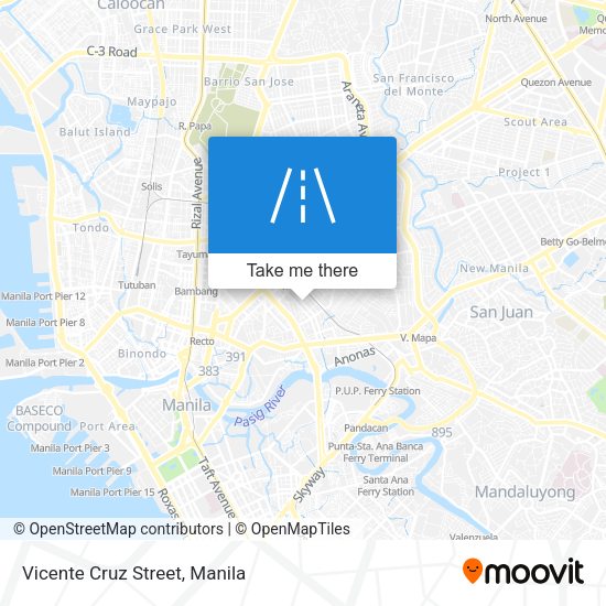 Vicente Cruz Street map