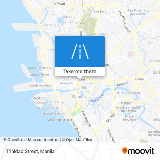 Trinidad Street map