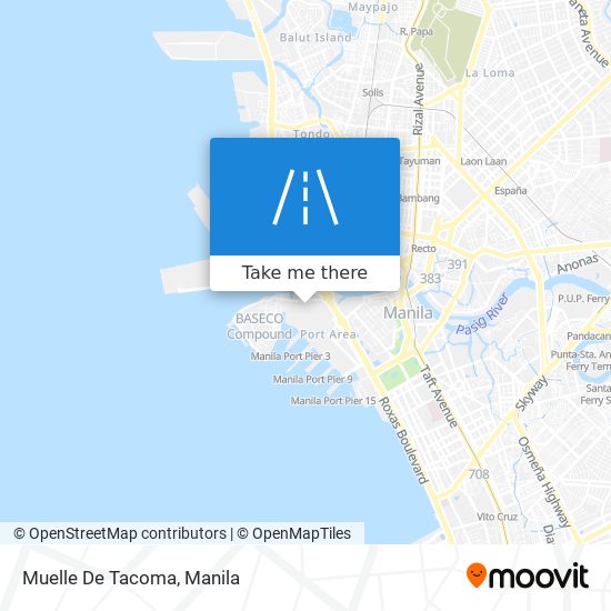 Muelle De Tacoma map