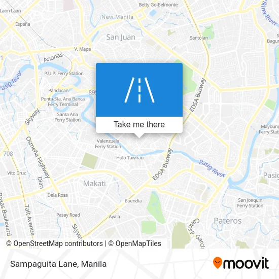 Sampaguita Lane map