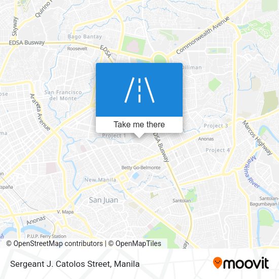 Sergeant J. Catolos Street map