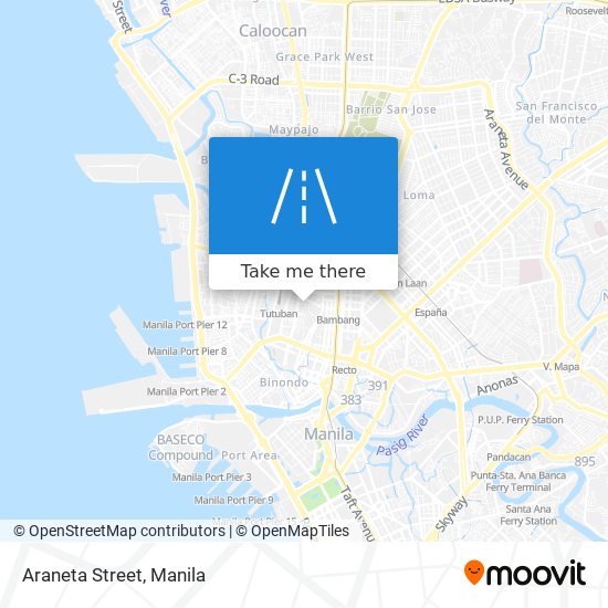 Araneta Street map