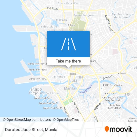 Doroteo Jose Street map