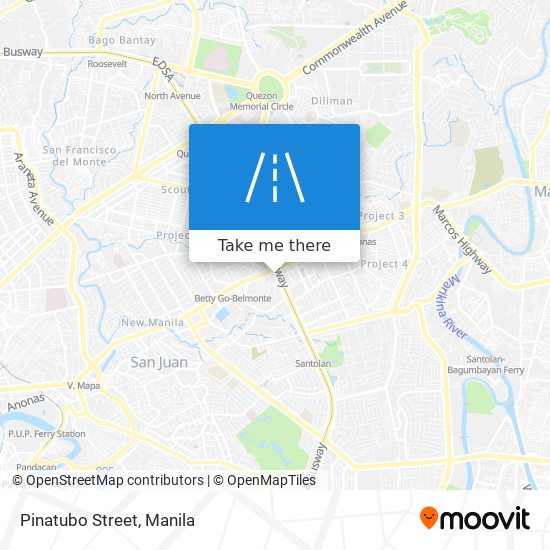 Pinatubo Street map