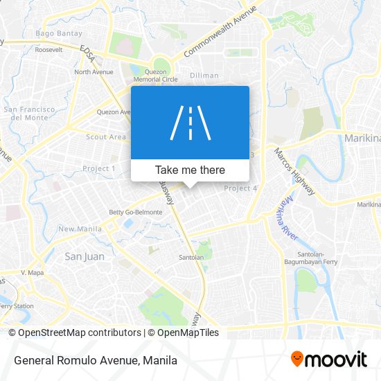 General Romulo Avenue map