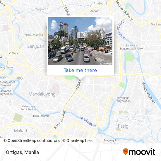 Ortigas map