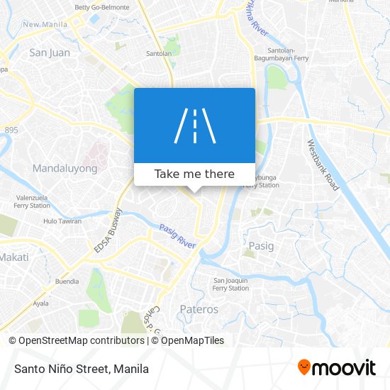 Santo Niño Street map