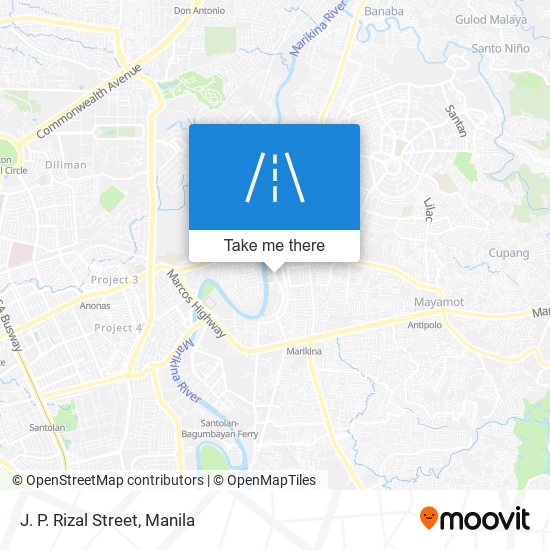 J. P. Rizal Street map