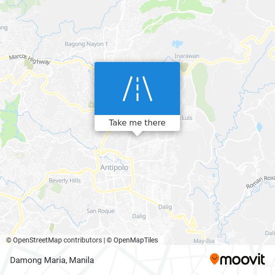 Damong Maria map