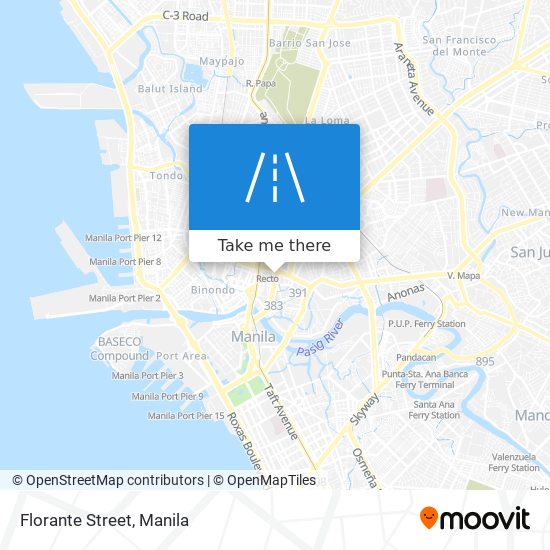 Florante Street map