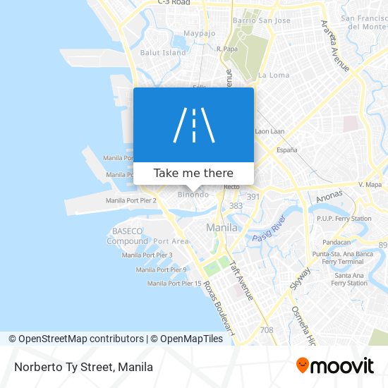 Norberto Ty Street map